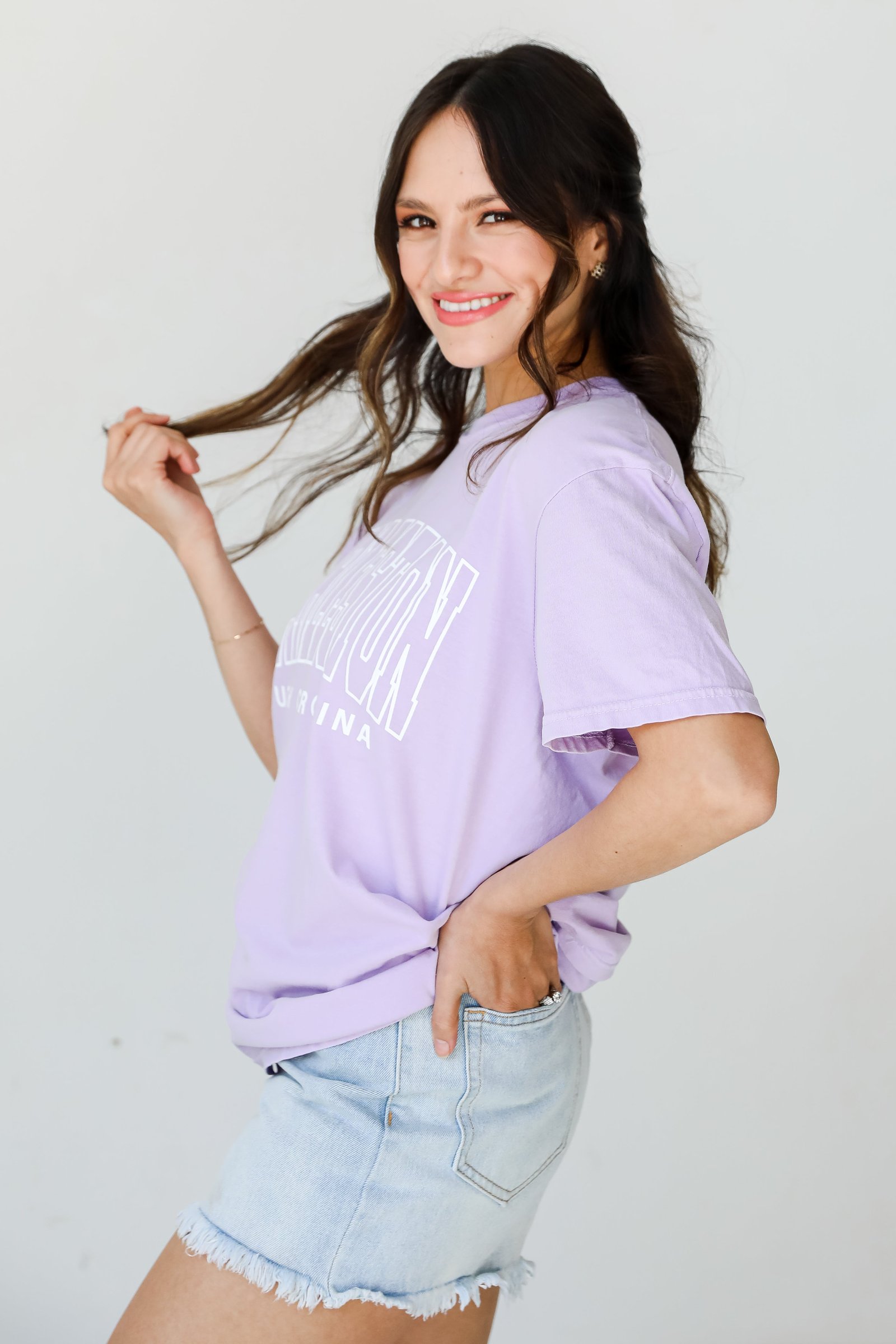 Lavender Charleston South Carolina Tee RF2