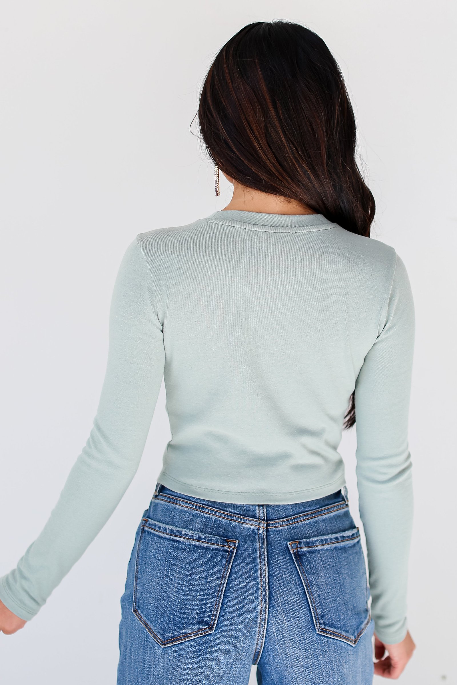 Versatile Cutie Everyday Long Sleeve Crop Top RF13