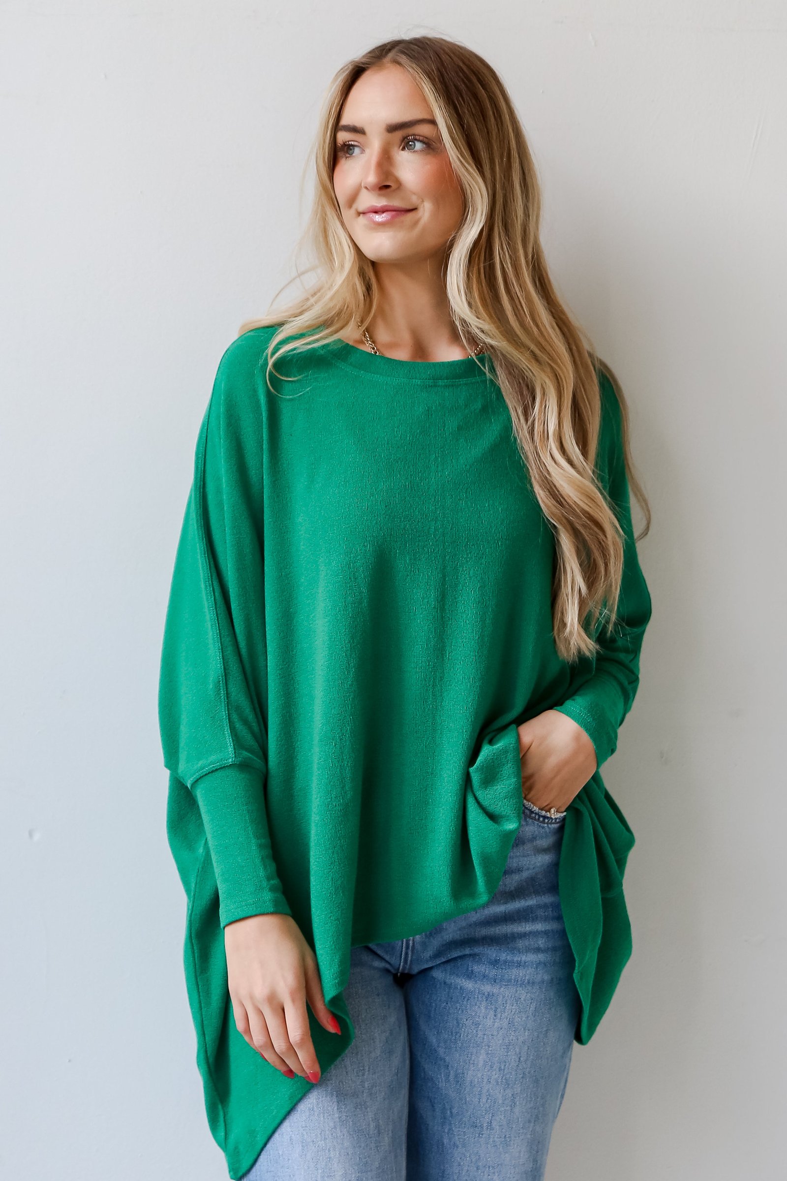 Jasmine Lightweight Knit Oversized Top RF18