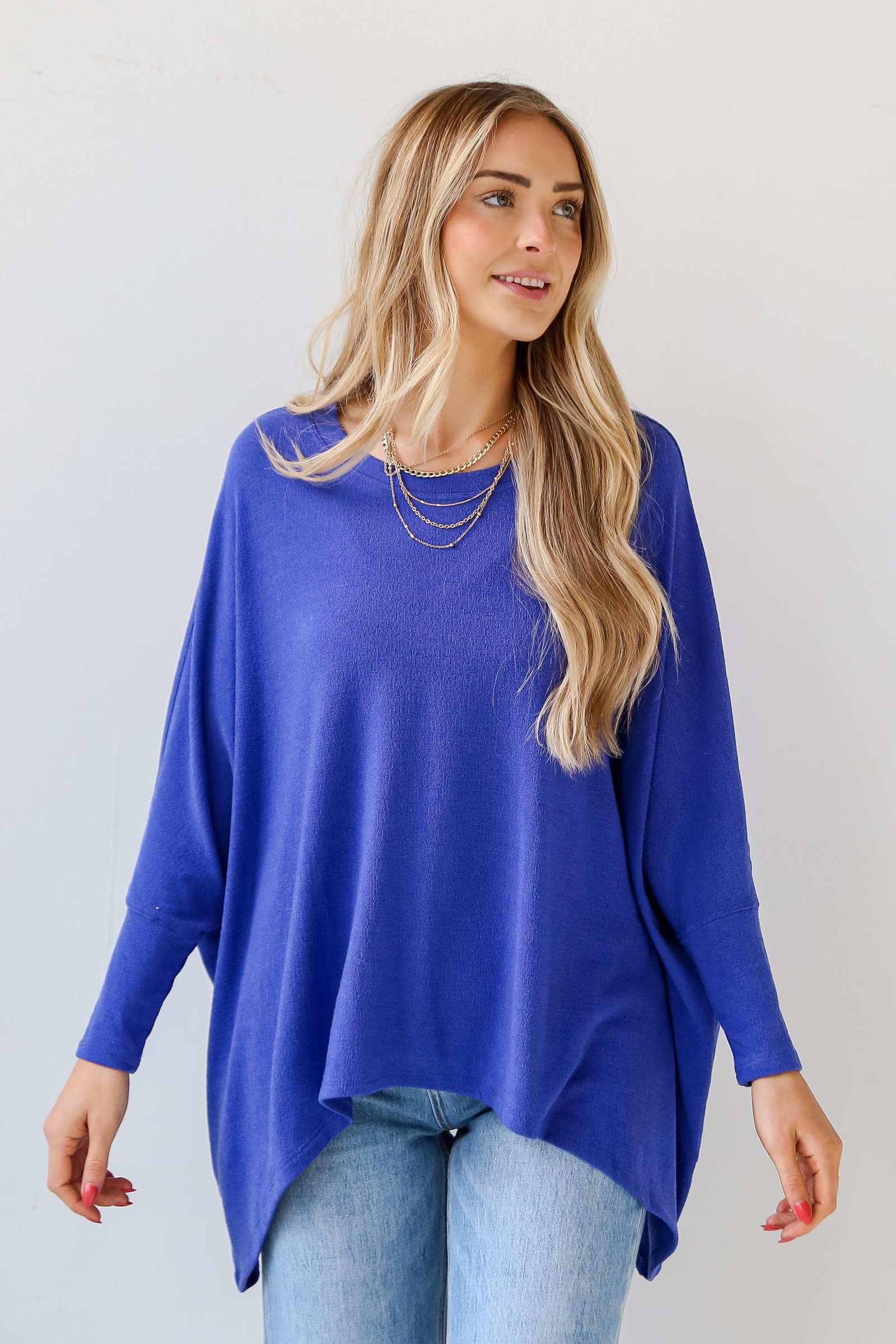 Jasmine Lightweight Knit Oversized Top RF18