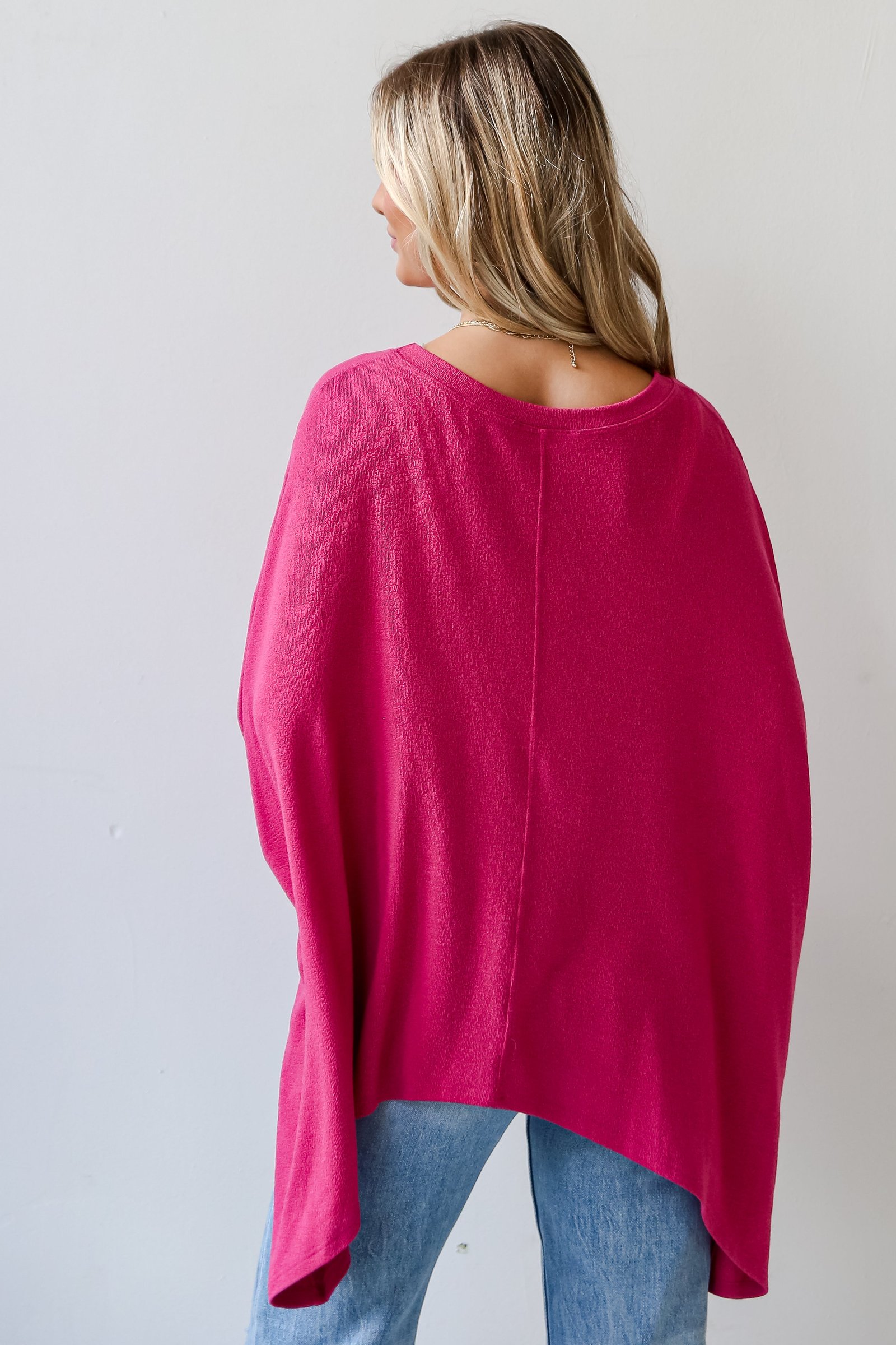 Jasmine Lightweight Knit Oversized Top RF18