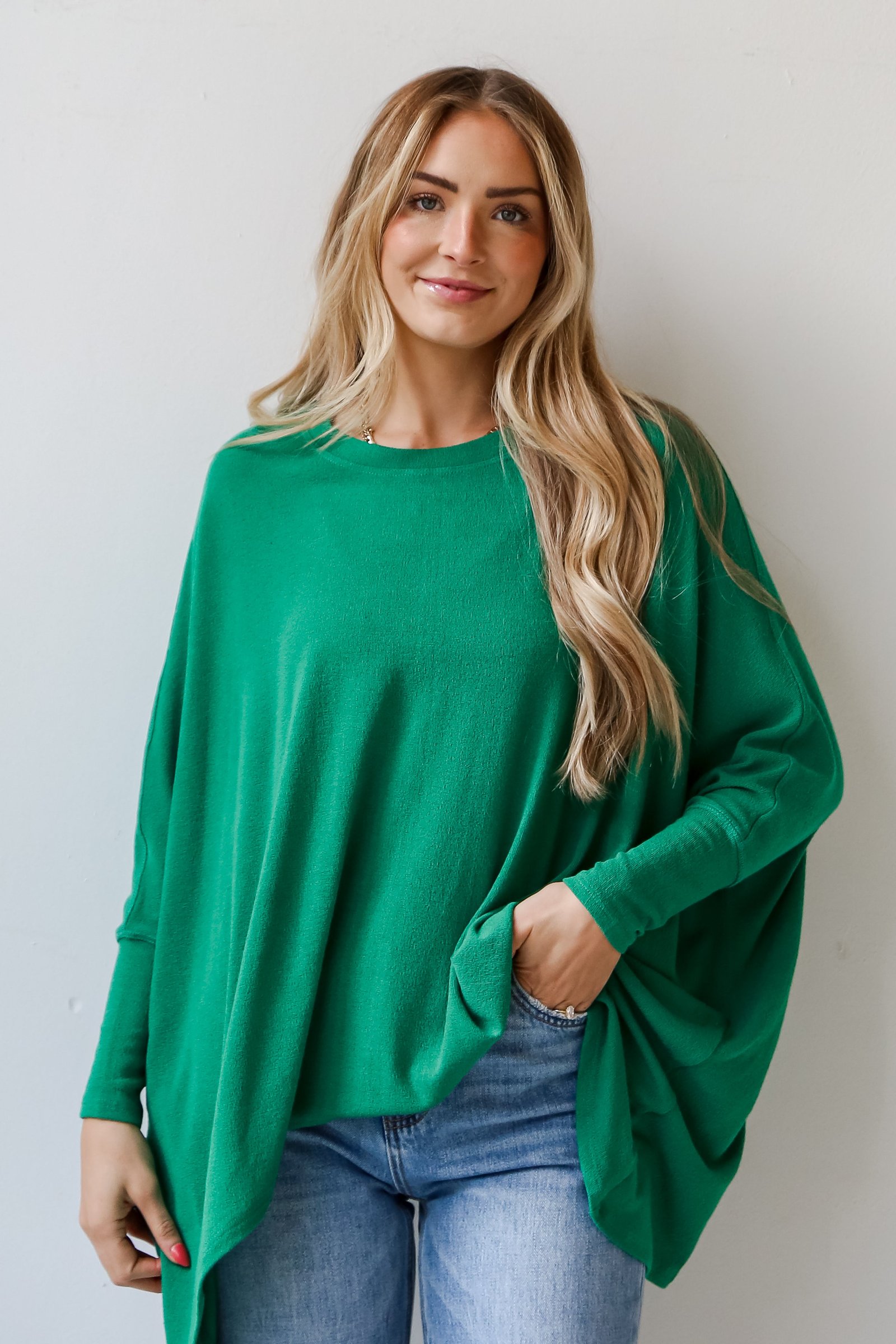 Jasmine Lightweight Knit Oversized Top RF18